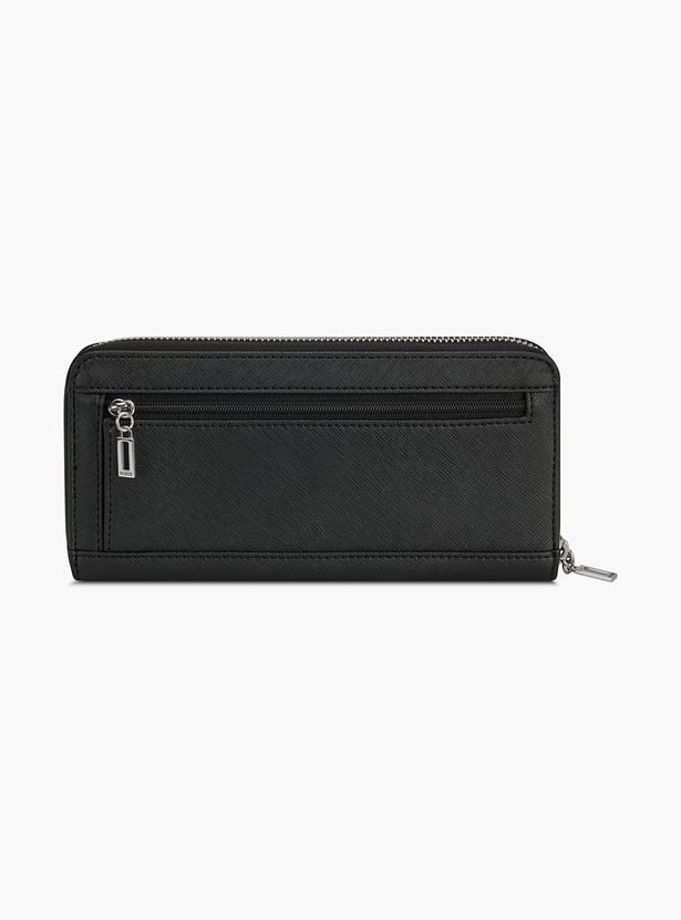 GUESS Abbas Textured Zip-Around Wallet
