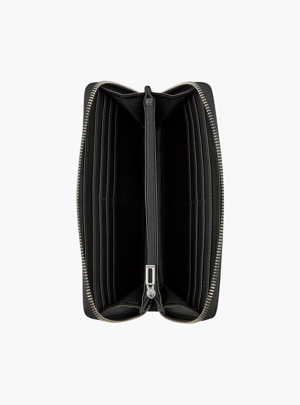 GUESS Abbas Textured Zip-Around Wallet