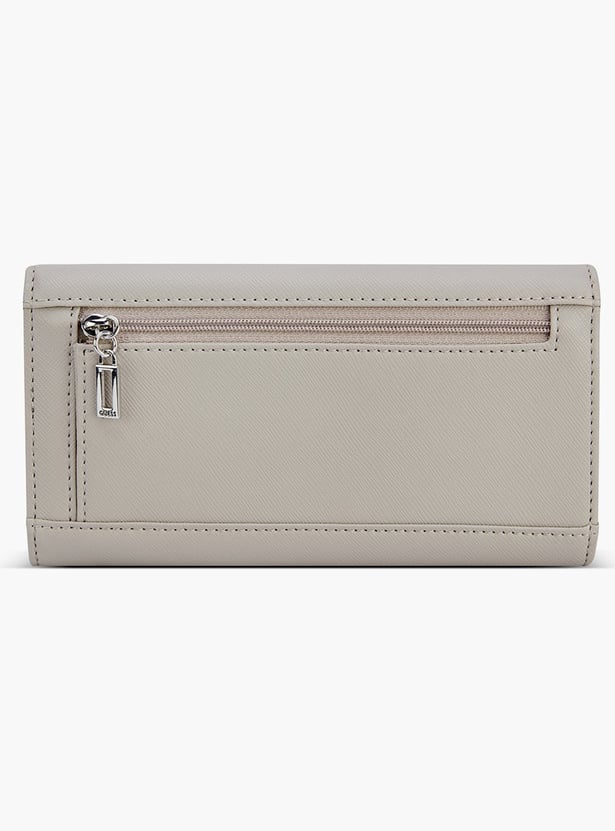 GUESS Abbas Textured Tri-Fold Wallet