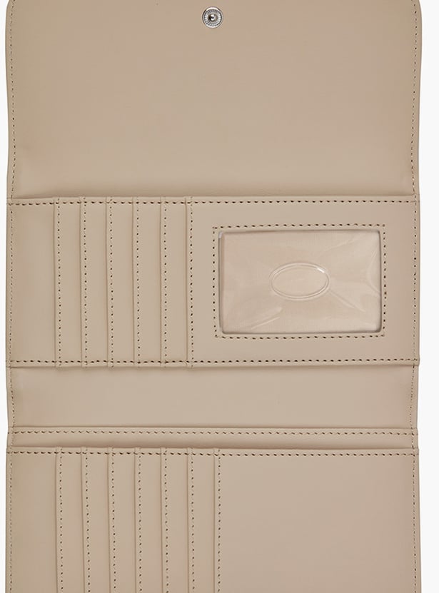 GUESS Abbas Textured Tri-Fold Wallet