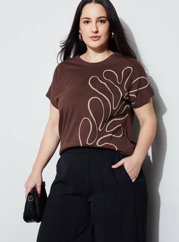 NEXUS Graphic Print Half Sleeves T-Shirt