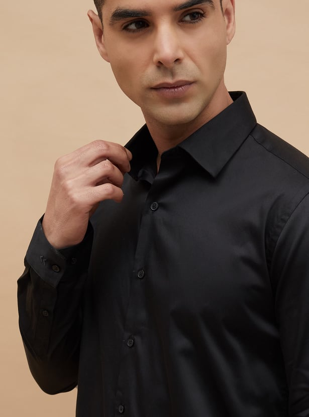 CODE Solid Slim Fit Formal Shirt