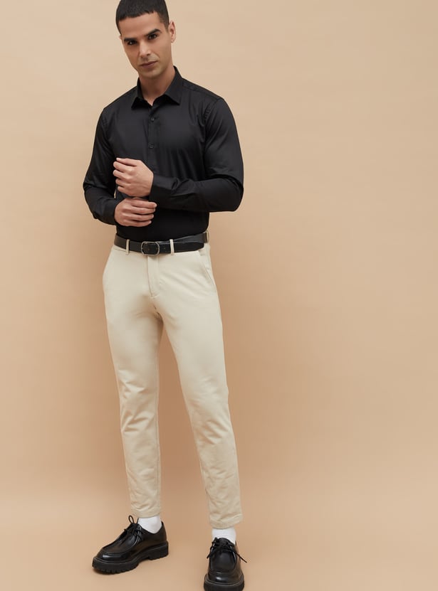 CODE Solid Slim Fit Formal Shirt