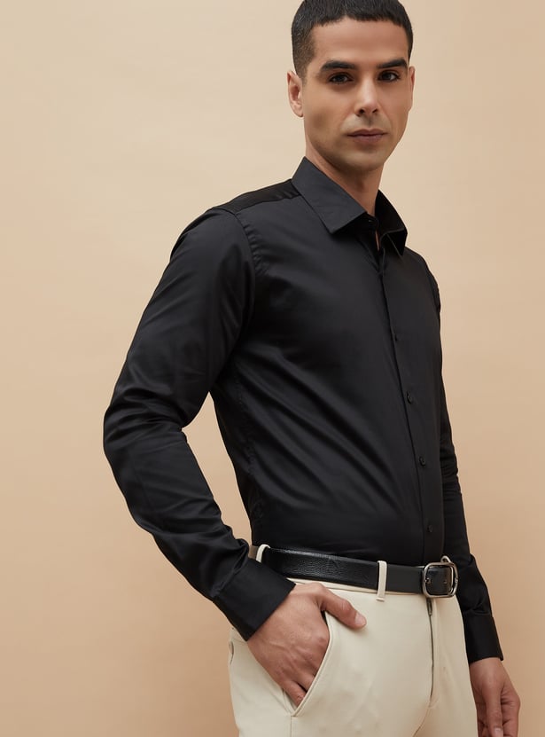CODE Solid Slim Fit Formal Shirt