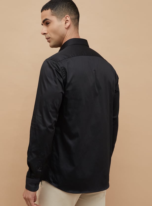 CODE Solid Slim Fit Formal Shirt