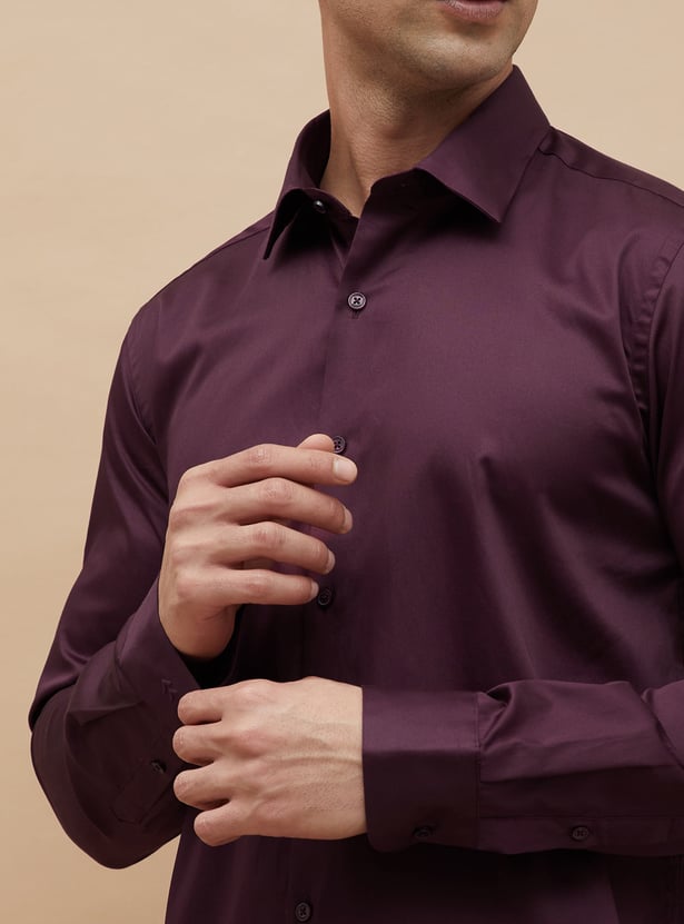 CODE Solid Slim Fit Formal Shirt