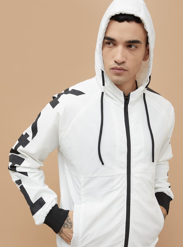 FAME FOREVER ACTIVE Printed Hooded Jacket