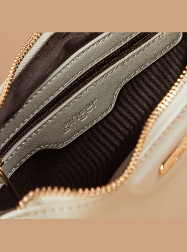 GINGER Solid Shoulder Bag