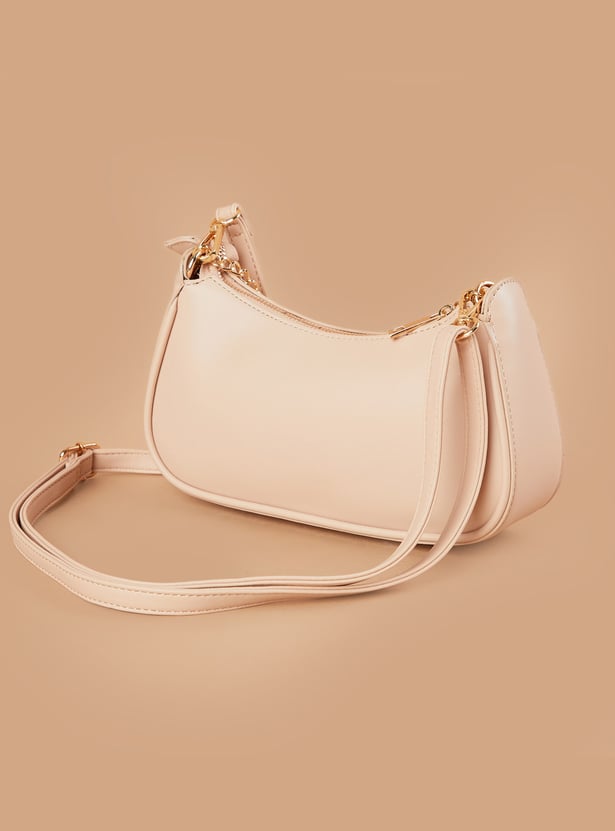 GINGER Solid Shoulder Bag