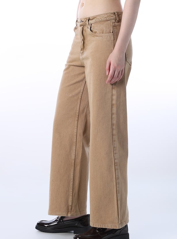 ONLY Washed Wide Leg Jeans