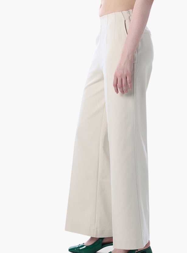 ONLY Solid Wide Leg Trousers