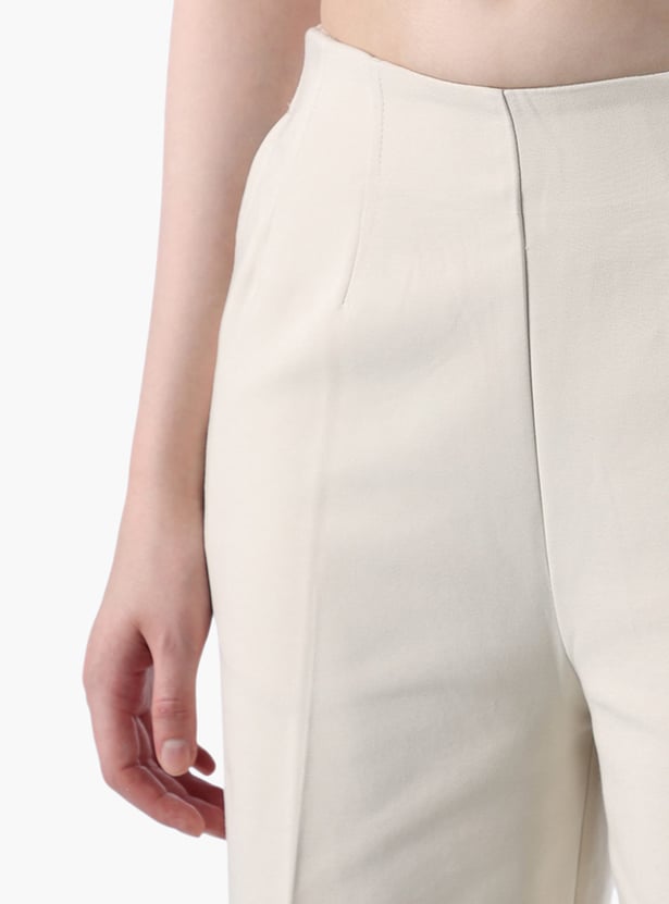 ONLY Solid Wide Leg Trousers