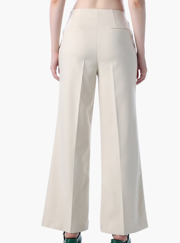 ONLY Solid Wide Leg Trousers