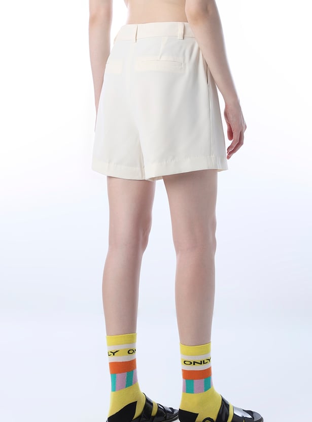 ONLY Solid Regular Shorts