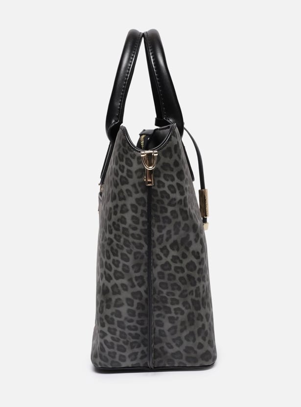 VAN HEUSEN Leopard Print Handheld Bag