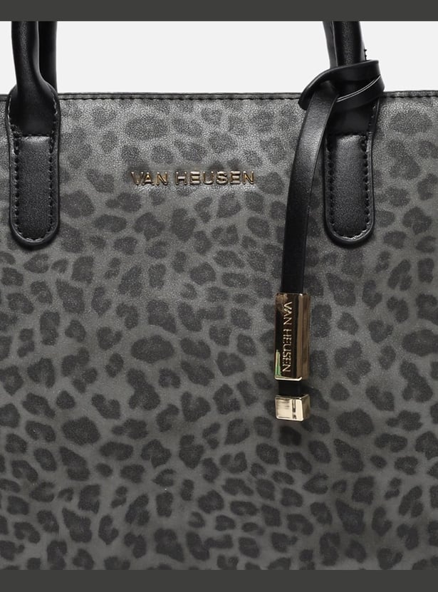 VAN HEUSEN Leopard Print Handheld Bag