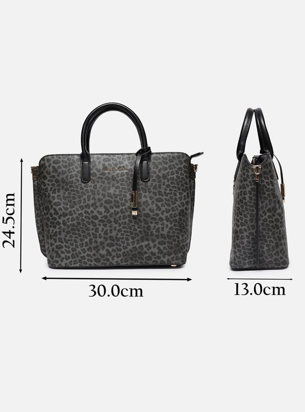 VAN HEUSEN Leopard Print Handheld Bag