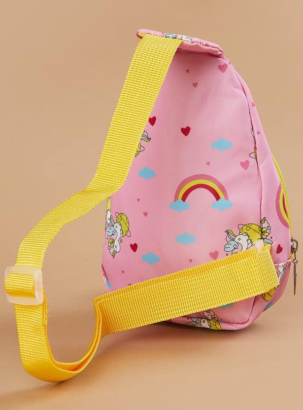 FAME FOREVER Unicorn Print Crossbody Bag