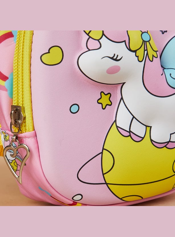 FAME FOREVER Unicorn Print Crossbody Bag