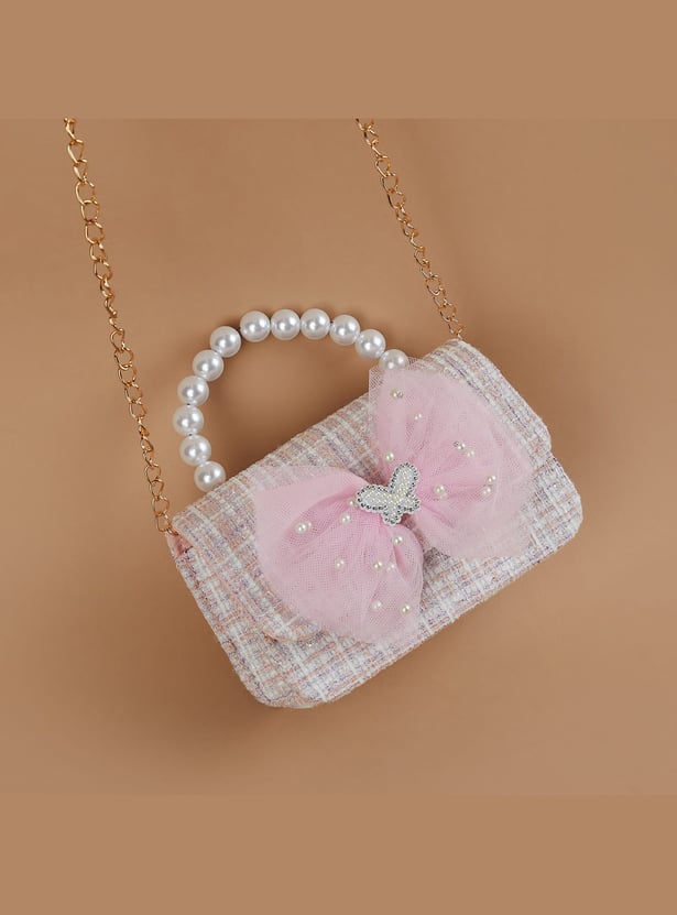 FAME FOREVER Embellished Sling Bag