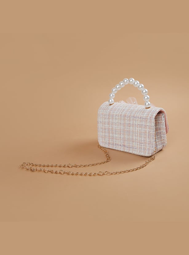 FAME FOREVER Embellished Sling Bag