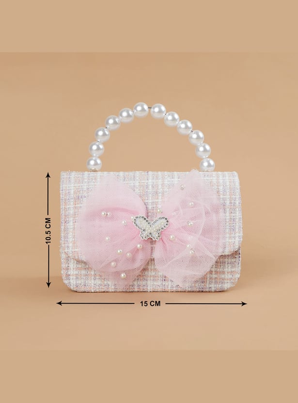 FAME FOREVER Embellished Sling Bag