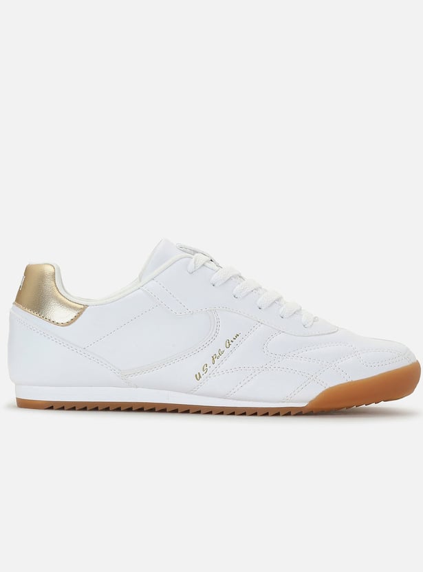 US POLO ASSN Panelled Lace-Up Sports Shoes