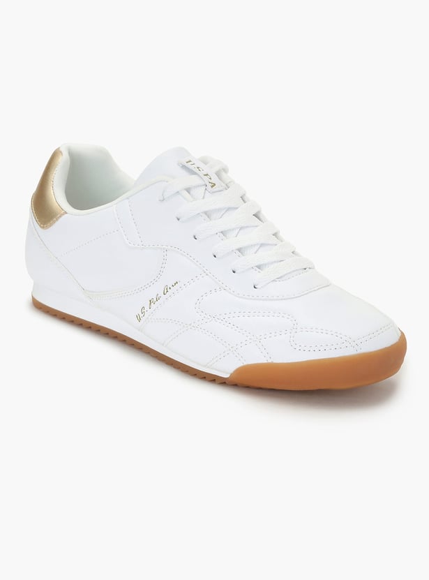 US POLO ASSN Panelled Lace-Up Sports Shoes