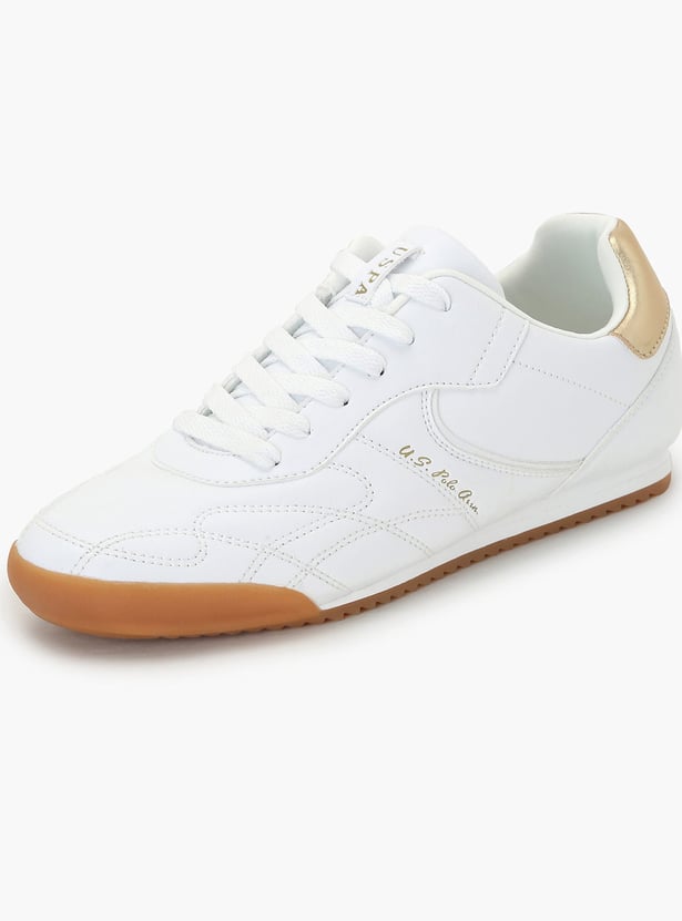 US POLO ASSN Panelled Lace-Up Sports Shoes
