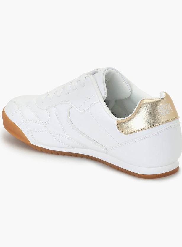 US POLO ASSN Panelled Lace-Up Sports Shoes