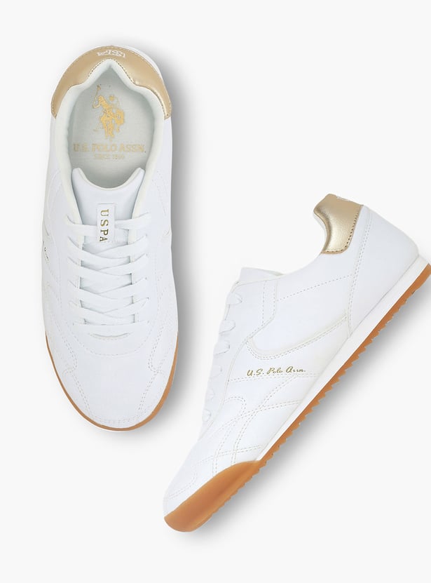 US POLO ASSN Panelled Lace-Up Sports Shoes