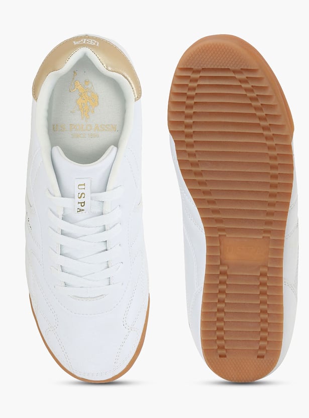 US POLO ASSN Panelled Lace-Up Sports Shoes
