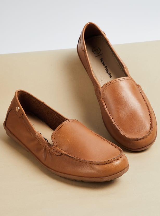 HUSH PUPPIES Solid Loafers