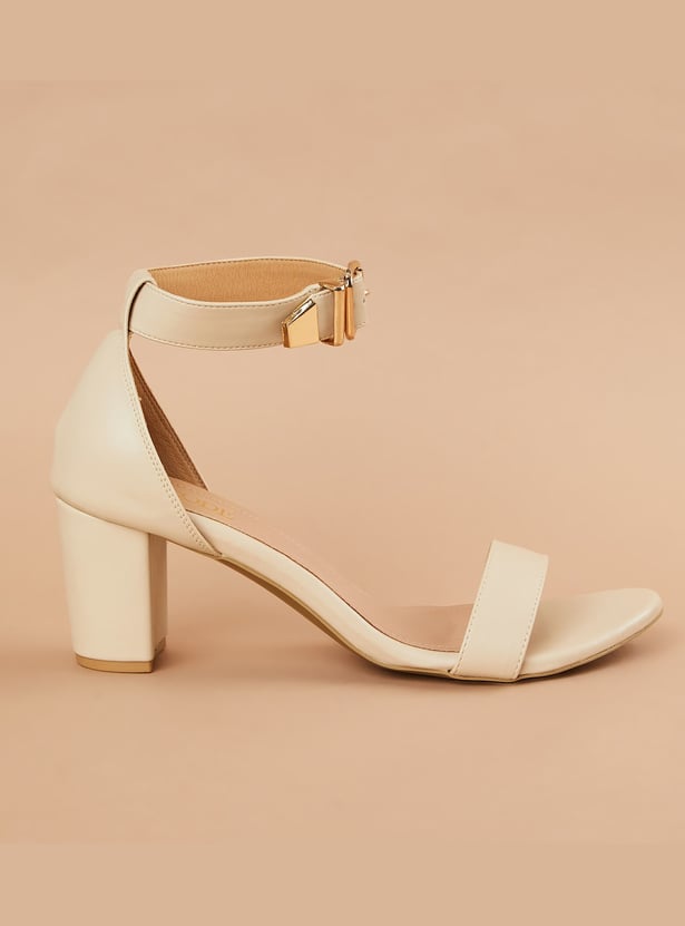 CODE Open Toe Block Heels