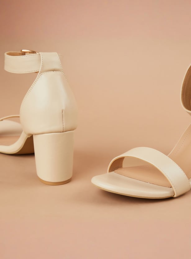 CODE Open Toe Block Heels