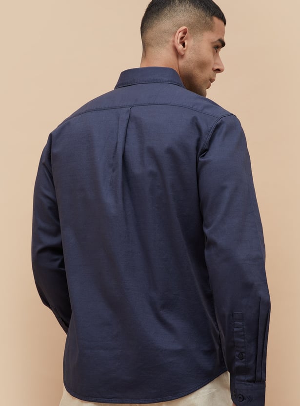 CODE Solid Slim Fit Shirt