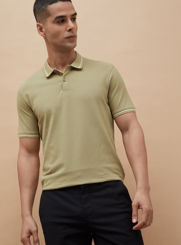 CODE Solid Polo T-shirt