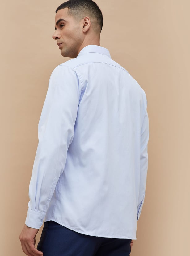 CODE Textured Regular Fit Formal Shirt