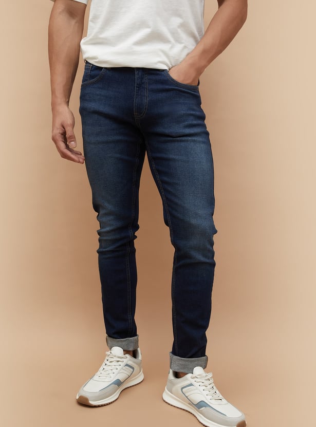 FORCA Washed Skinny Fit Jeans
