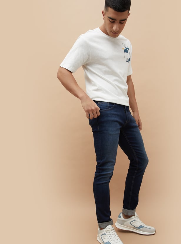 FORCA Washed Skinny Fit Jeans