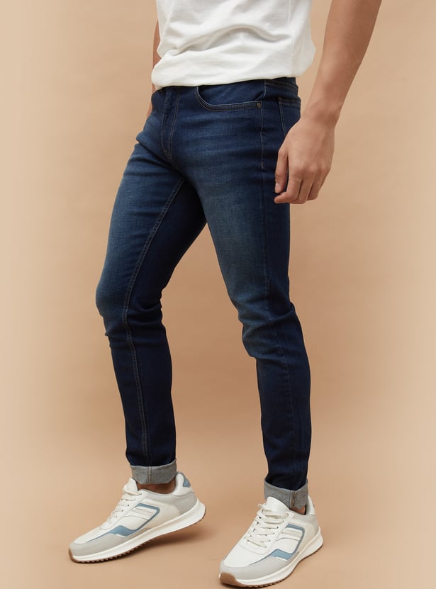 FORCA Washed Skinny Fit Jeans