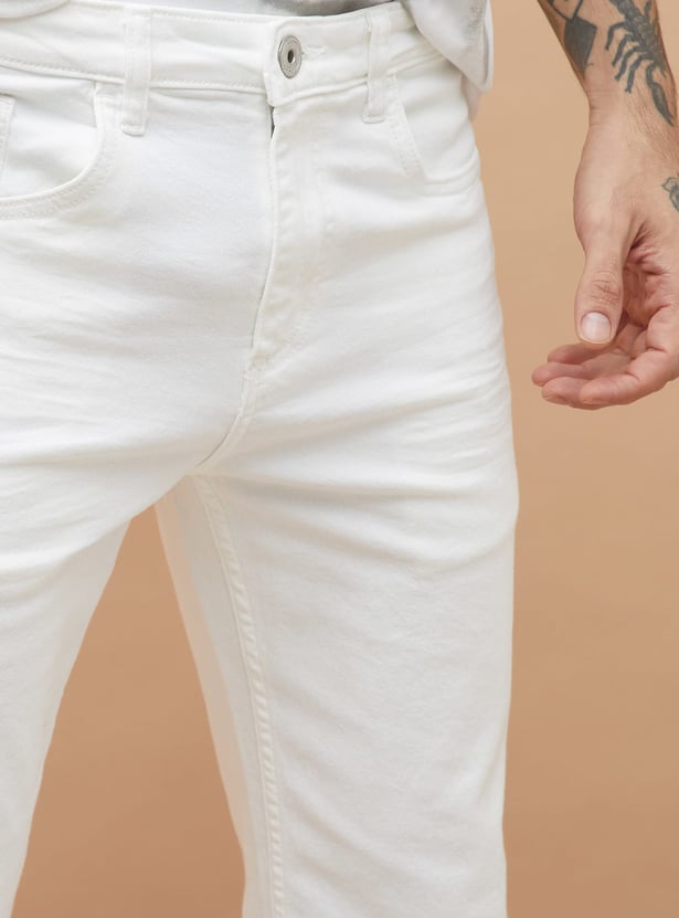 FORCA Solid Slim Straight Jeans
