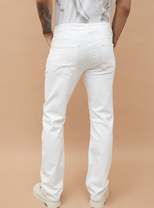 FORCA Solid Slim Straight Jeans
