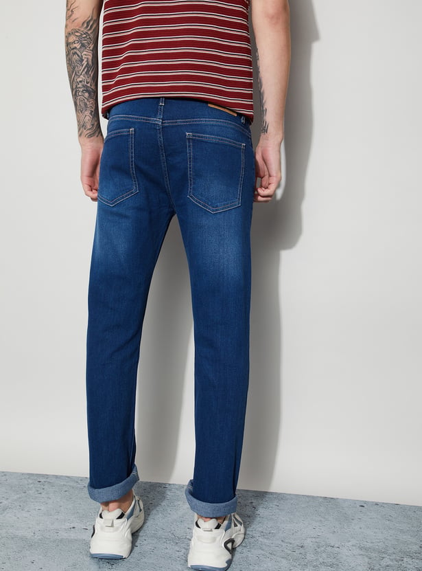 DENIMIZE Washed Slim Straight Jeans
