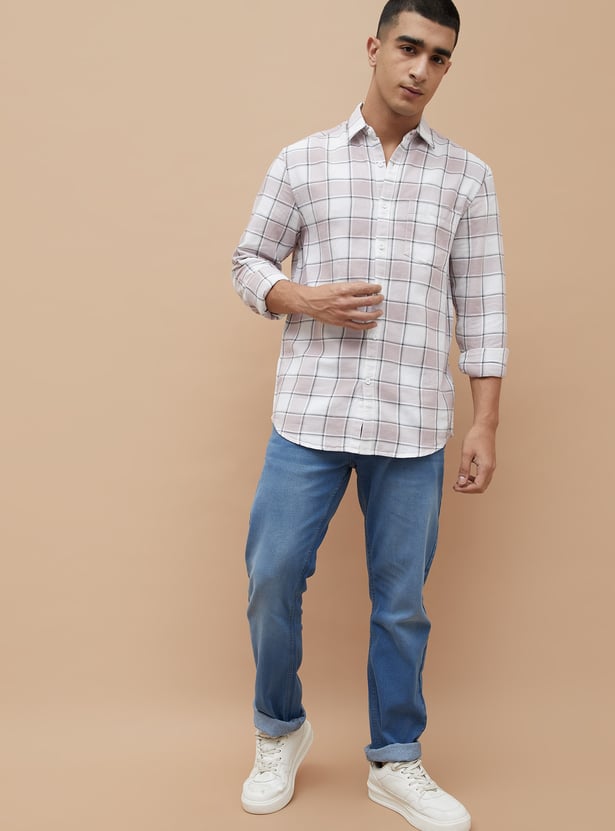 DENIMIZE Washed Slim Straight Jeans