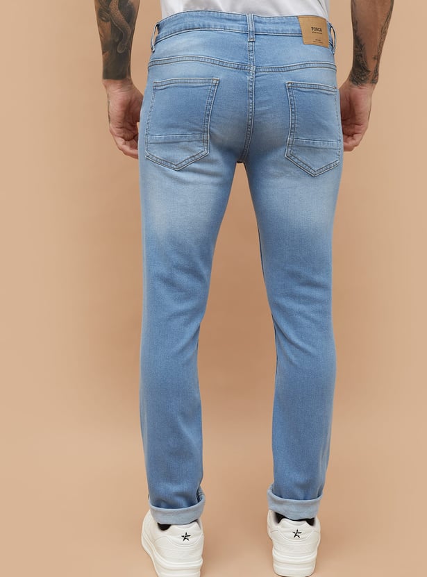 FORCA Light Washed Slim Tapered Jeans