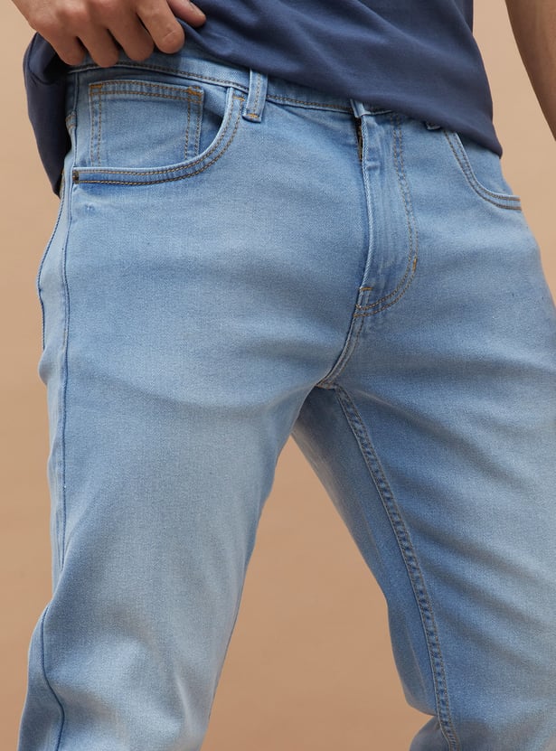 DENIMIZE Lightwashed Slim Tapered Jeans