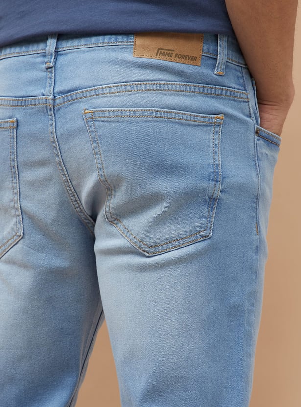 DENIMIZE Lightwashed Slim Tapered Jeans