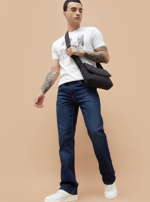 FORCA Dark-Washed Bootcut Jeans