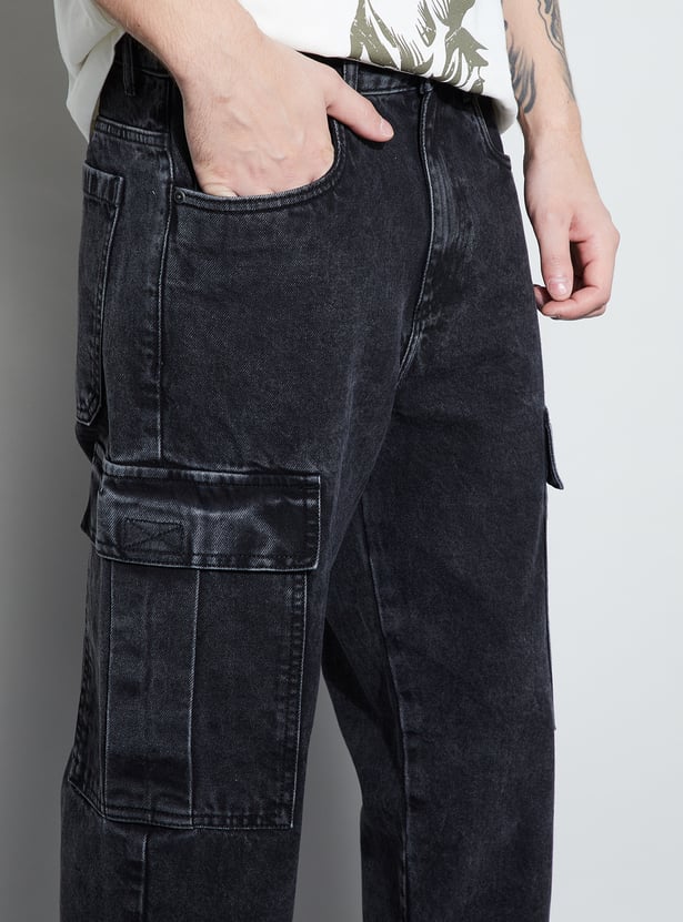 FORCA Washed Loose Fit Cargos